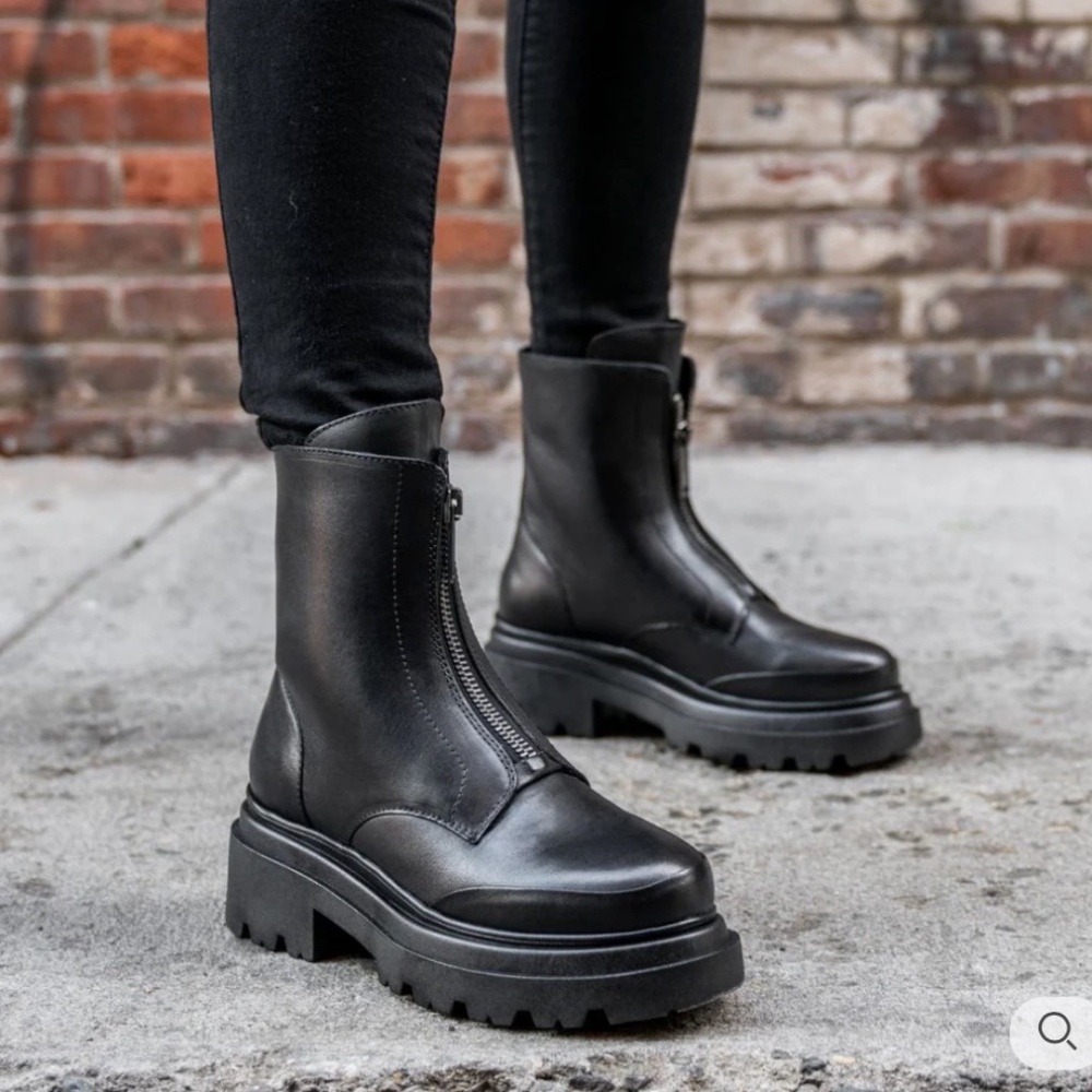Thursday Boot Co. Ryder Platform Zip-Up Boots